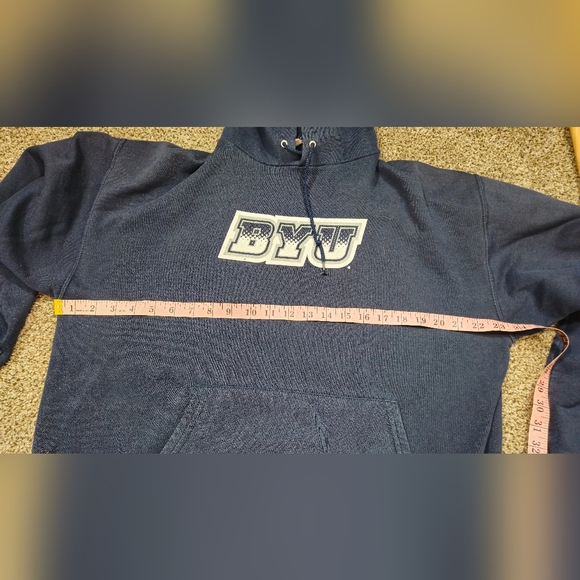 BYU Brigham Young University Champion Hoodie Sweatshirt Size L - Picture 5 of 7